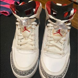Jordan 5 spizike white cement